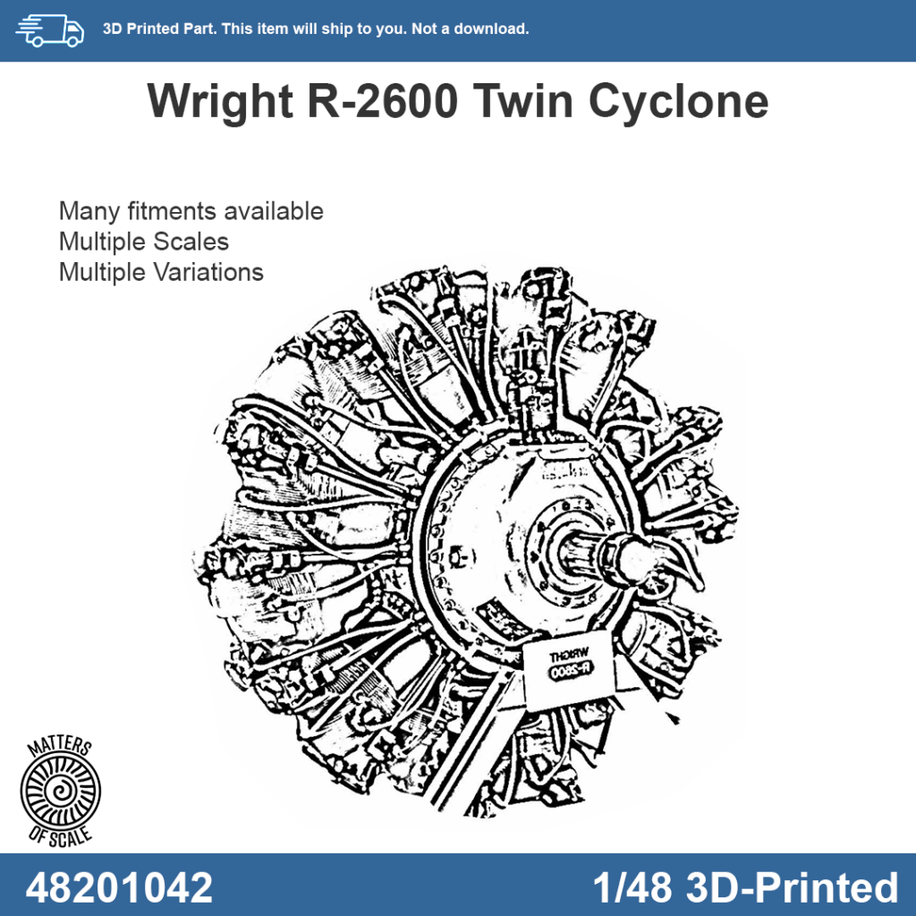 Wright R-2600 Twin Cyclone – Matters of Scale :: Scale Model Detail ...