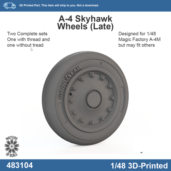 Product Image a-4 wheels 3d print