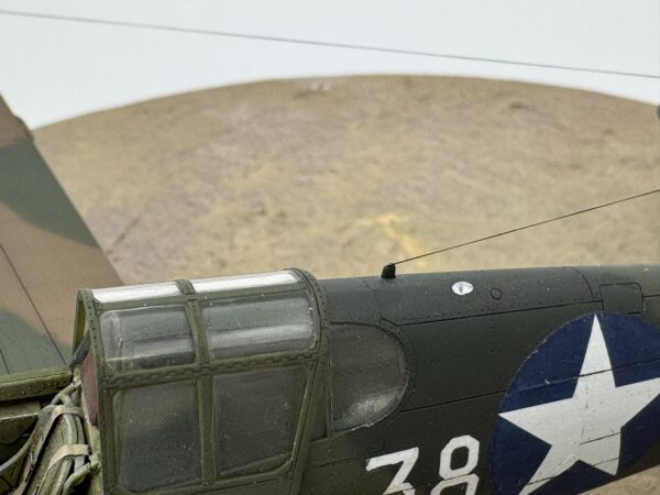 1/48 P-40 Detail Set – Antenna Mounts and Iron Gunsights – 2 sets